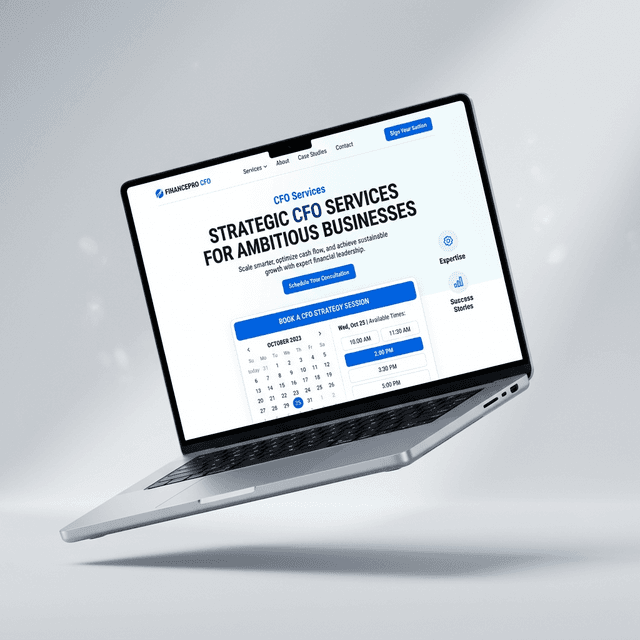 Embudos de Conversión: Landing Page B2B para CFOaaS de Roque y Gardea